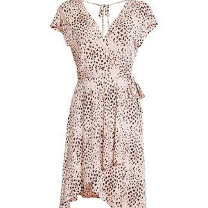 BCBGMaxazria - Animal-Print Asymmetrical Dress